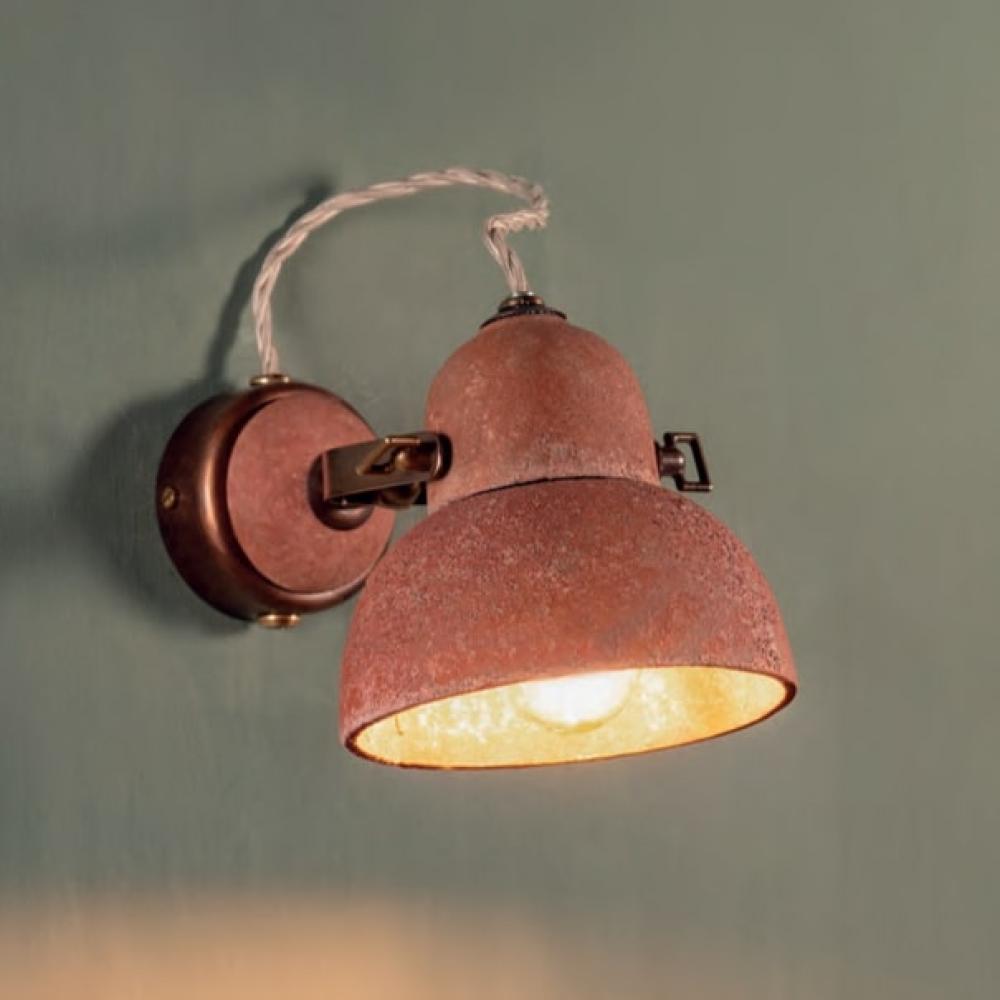 mediteransky bodovy svetlo tehlovy odtien cervena rustikalna vintage nastenne osvetlenie nastenne svietidlo tehlovy odtien balatonska letna chata renovacia dizajn keramicka lampa imas firenze.jpg